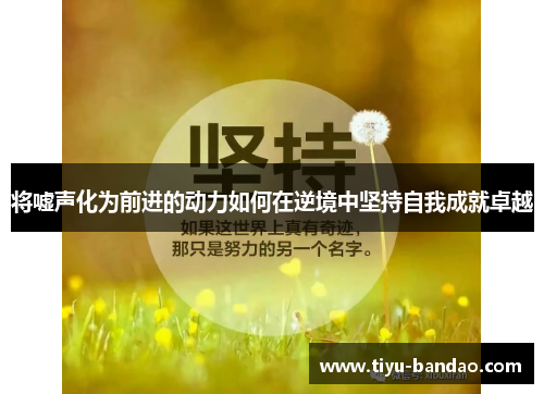 将嘘声化为前进的动力如何在逆境中坚持自我成就卓越